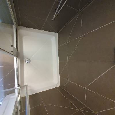 Shower Floor after cleaning
