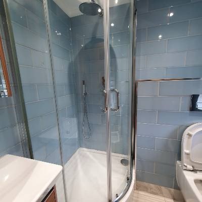 Shower after cleaning